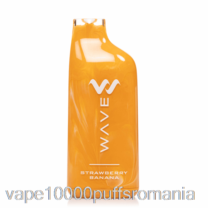 Vape Romania Wavetec Wave 8000 Banana Capsuni De Unica Folosinta